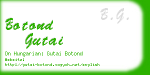 botond gutai business card